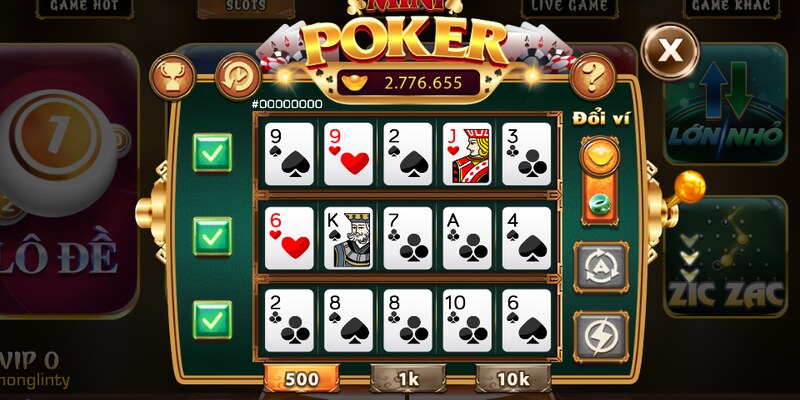 Một vài lưu ý để thành công khi chơi mini poker